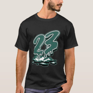 23 Tropfen Oxidierte Green 4s für Männer T-Shirt