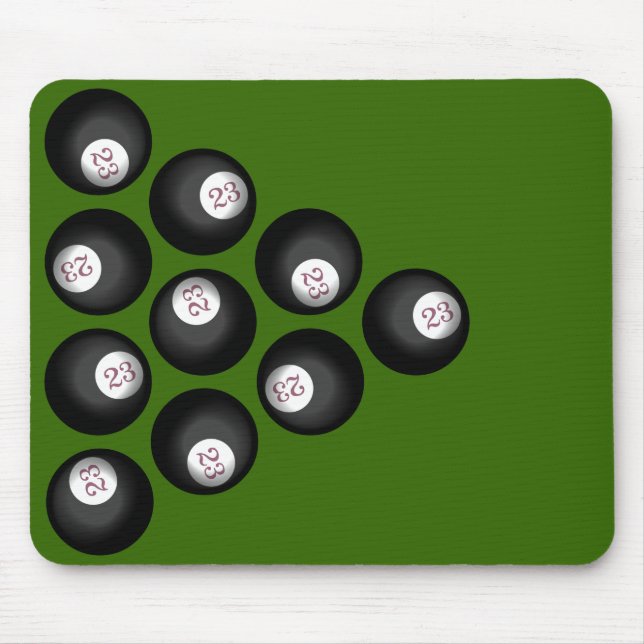 23 Vier Leaf Clovers Mousepad (Vorne)