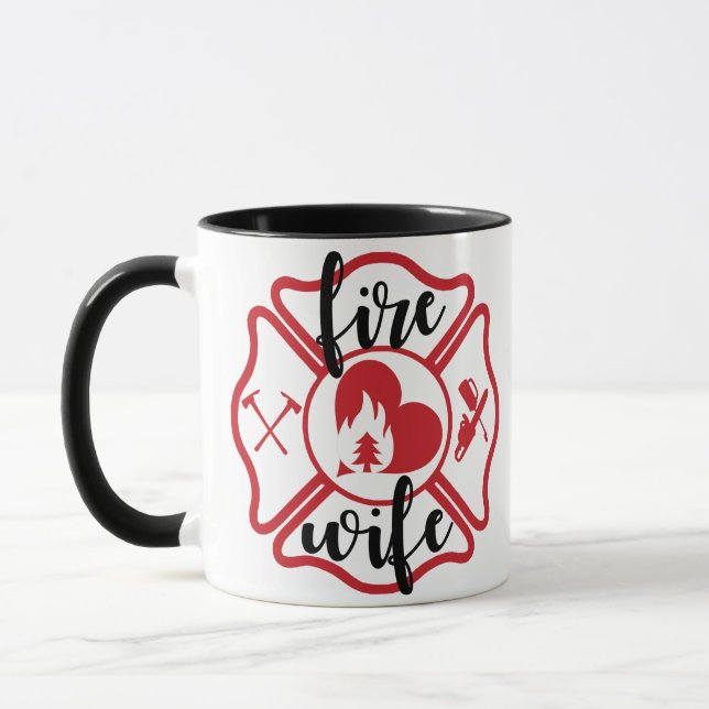 23 | Wildland Firefighter-Ehefrau Tasse (Links)