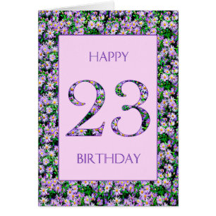 23e jour du jour Purple Daisies