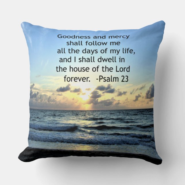 23RD PSALM SUNRISE FOTO DESIGN KISSEN (Vorderseite)