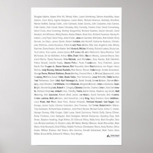 23x35 Druck - atheistisches KleiderAppell - Weiß Poster