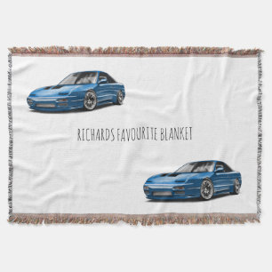 240sx blaues Auto Zeichnung Decke