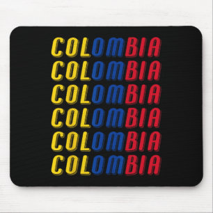 2425 Kolumbianische Flagge Fußballtrikot-Kit Sport Mousepad