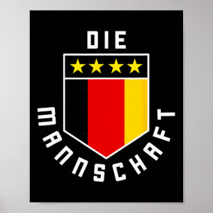 2425 Nationalflaggen-Fußballtrikot-Kit Sportunifor Poster