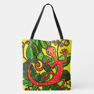 247 - Red Gecko - Tote Bag Tasche