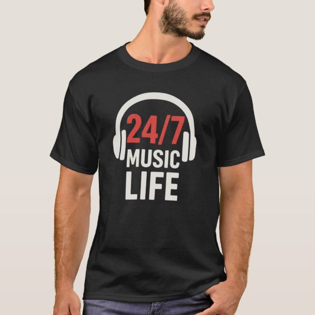 24.07 Uhr Musikleben T-Shirt (Vorderseite)