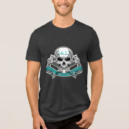 24:13 Schädel Tri-Blend Shirt