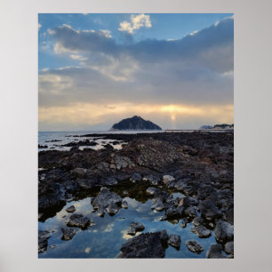 24×30 Seogwipo Küste Jeju-do Korea Fotoabzug Poster