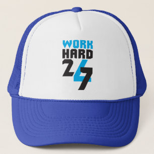 24/7 harte Arbeit - Motivierend Truckerkappe