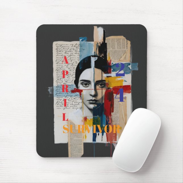 24. April Überlebender-Mauspad Mousepad (Mit Mouse)