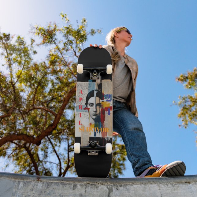 24. April Überlebender Skateboard (Außen 1)