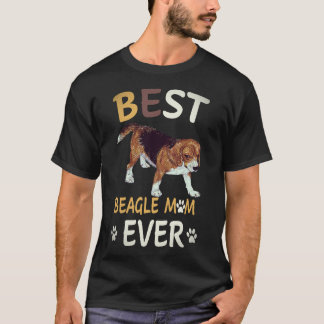 24 Beste Beagle-Mutter überhaupt Beagle T-Shirt