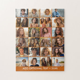 24 Fotocollage - Benutzerdefinierter Text - Modern