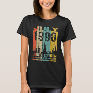 24. Geburtstag Juli 1998 24 Jahre Phantastisch T-Shirt
