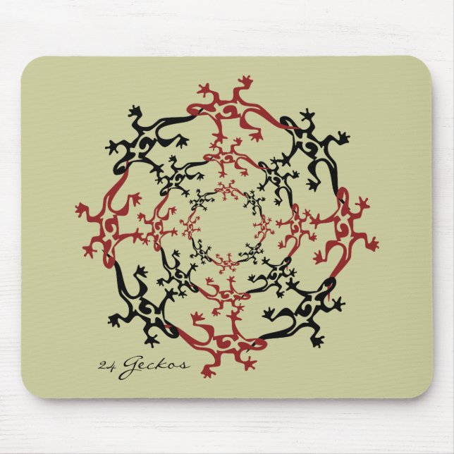 24 Geckos Mousepad (Vorne)