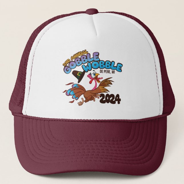 24 Gobble Wobble Trucker Hat Truckerkappe (Vorderseite)