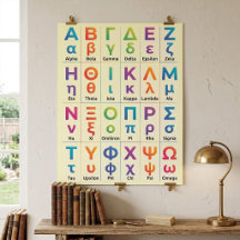 24 Griechenland-Buchstaben Aussprache - Griechisch