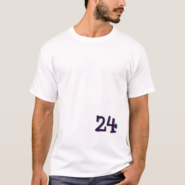 24 Hard Lines Minimal Tee – Symbol of Discipline  (Vorderseite)