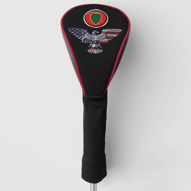 24. Infanterieabteilung Veteran Golf Headcover (Vorderseite)