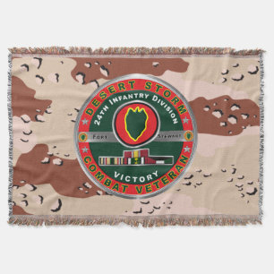 24. Infanterieabteilung Wüstensturm Veteran Decke