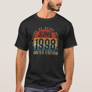 24 Jahre Alte Geschenke Juni 1998 Limited Edition T-Shirt
