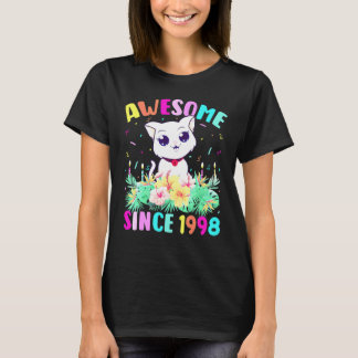 24 Jahre alte Mädchen Katzenliebhaberin Großartig  T-Shirt
