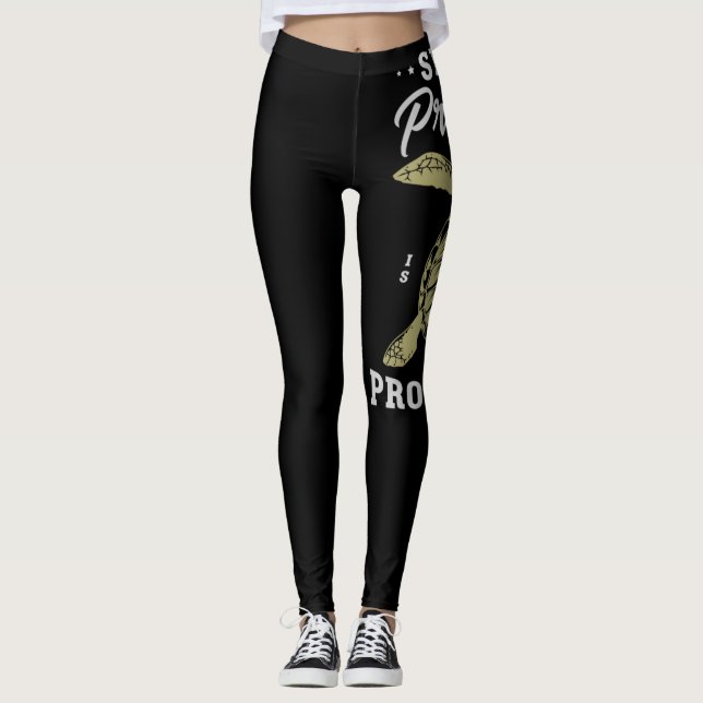 24.Langsame Fortschritte sind noch nicht abgeschlo Leggings (Vorderseite)