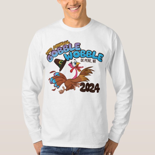 24 Langschlauch-T-Shirt - nur Frontseite T-Shirt (Vorderseite)