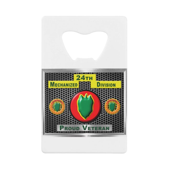 24. Mechanisierte Infanterieabteilung Geldbeutel Flaschenöffner (Vorderseite)