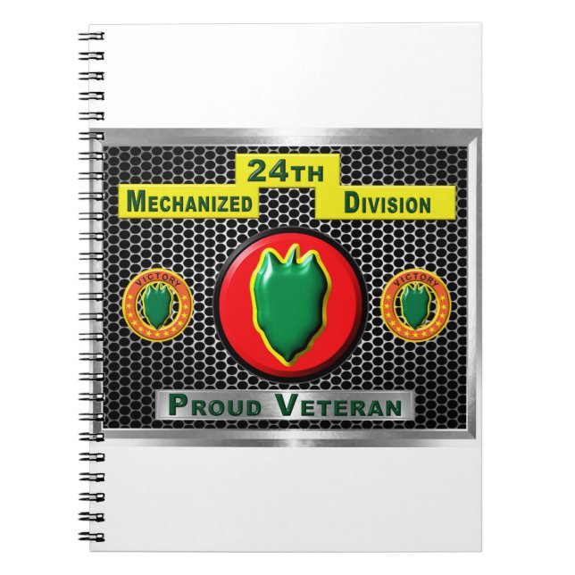 24. Mechanisierte Infanterieabteilung Notizblock (Vorderseite)