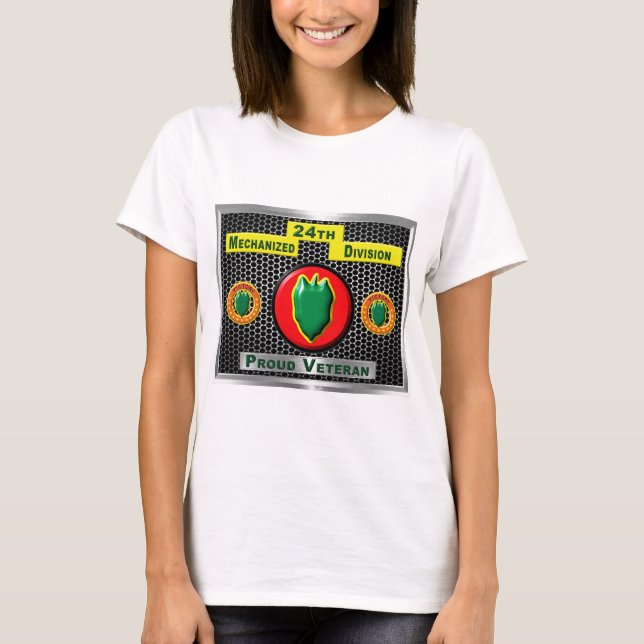 24. Mechanisierte Infanterieabteilung T-Shirt (Vorderseite)