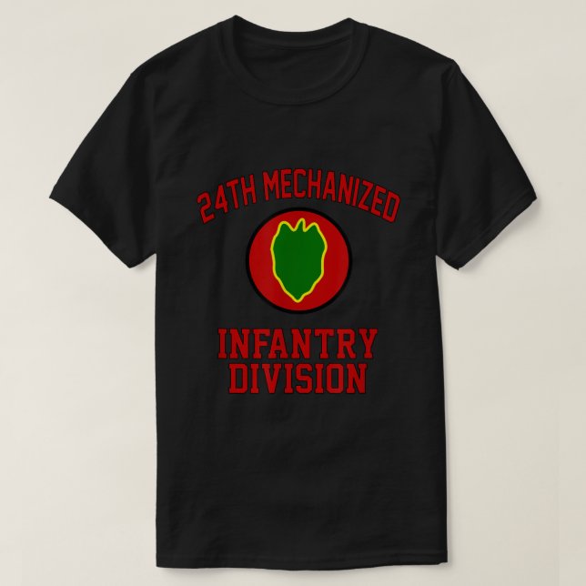 24. Mechanisierte Infanterieabteilung Veteran Fath T-Shirt (Design vorne)