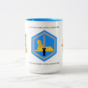 24. MILITÄRISCHE INTELLIGENZ-BATTALION 66. M I BD ZWEIFARBIGE TASSE