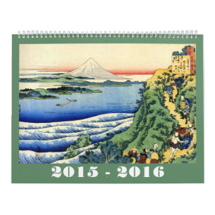 24 Monate Hokusai-Kalender Kalender