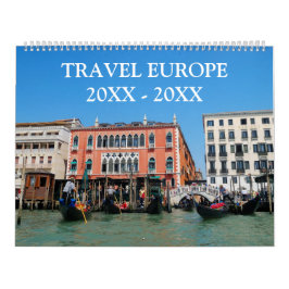 24 Monate Reisen Europa Kalender