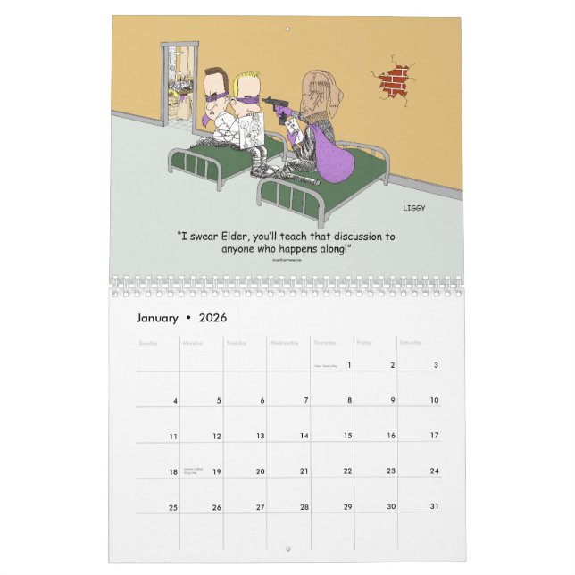 24-monatiger LDS Missionskalenderanfang im Juli Kalender (Jan 2026)