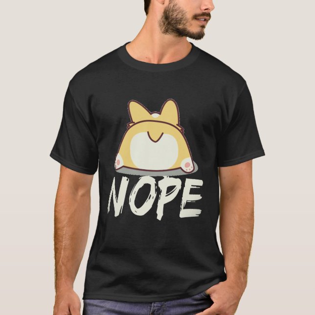 24 Nein - Corgi T-Shirt (Vorderseite)