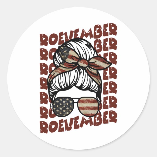 24. November Runder Aufkleber (Vorderseite)