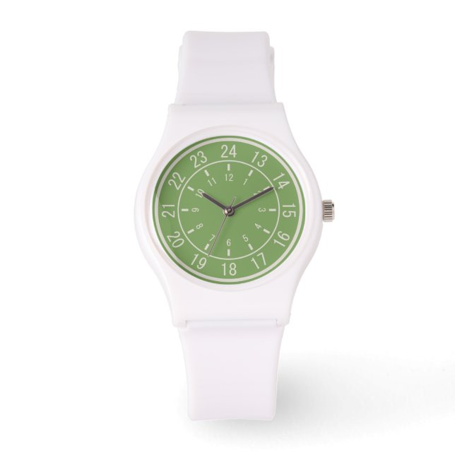 24-STUNDEN CUSTOM WATCHES ARMBANDUHR (Vorderseite)