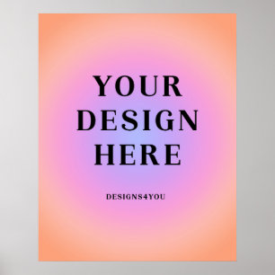 24 x 30 Vertikal gedruckte Kunst Poster