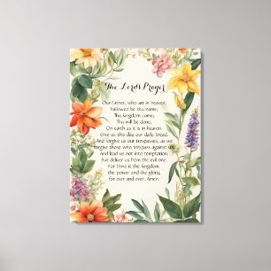 24 x 32 La toile de prière du Seigneur Imprimer