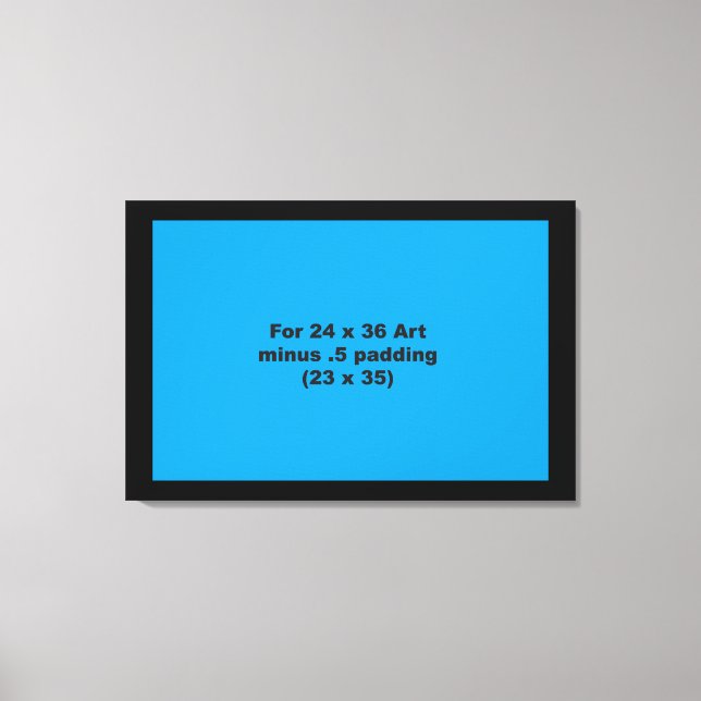 24 x 36 épais Modèle d'enveloppement de toile hori (Recto)