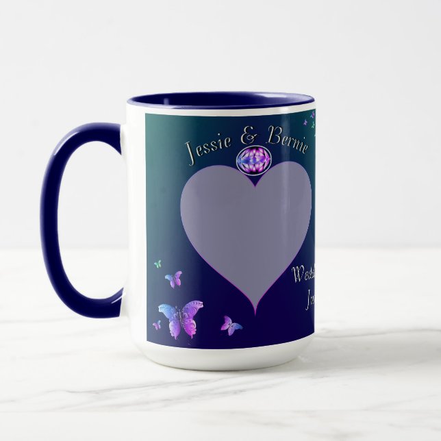 24e anniversaire du Mariage Mug (Gauche)