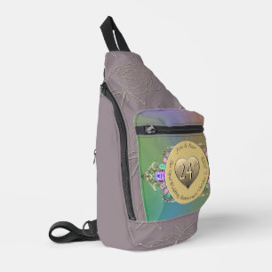 24e anniversaire du Mariage Opal Imprimé Coupe Sac
