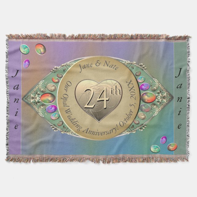 24e anniversaire du Mariage Opal Jeu de couverture (Devant)