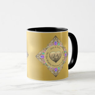 24e Mariage Opal Anniversaire Mug