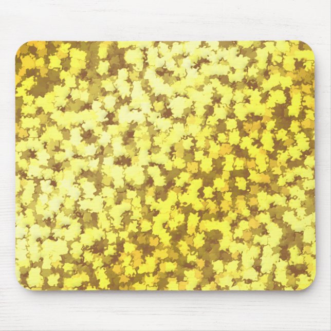 24k Gold Leaf Camouflage Mousepad (Vorne)
