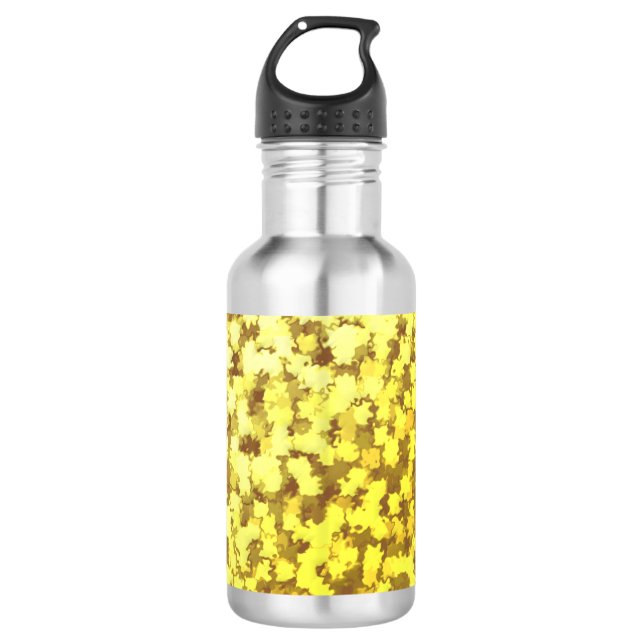 24k Gold Leaf Camouflage Trinkflasche (Vorderseite)