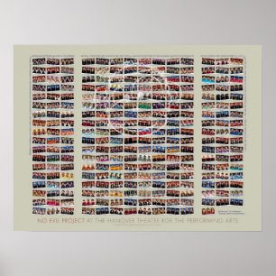 24x18 No Evil Project beim Poster des Theaters Han
